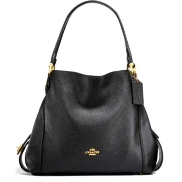 Coach Handbags - Coach “Edie” Shoulder Bag - Black